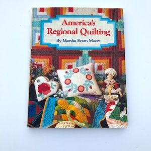 America's Regional Quilting - Marsha E. Moore Quilts Hardcover DJ Good Book